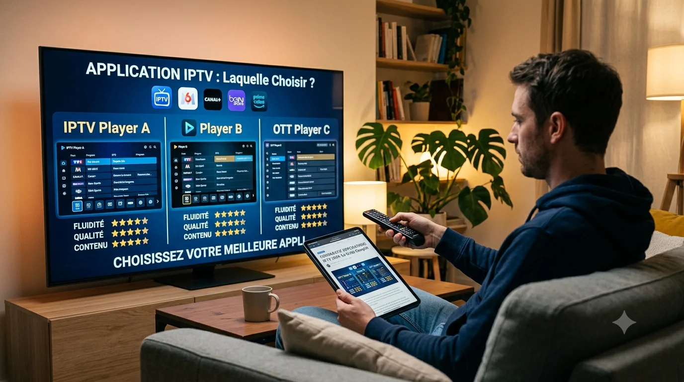 Application IPTV — choisir la meilleure application IPTV compatible pour regarder en 4K