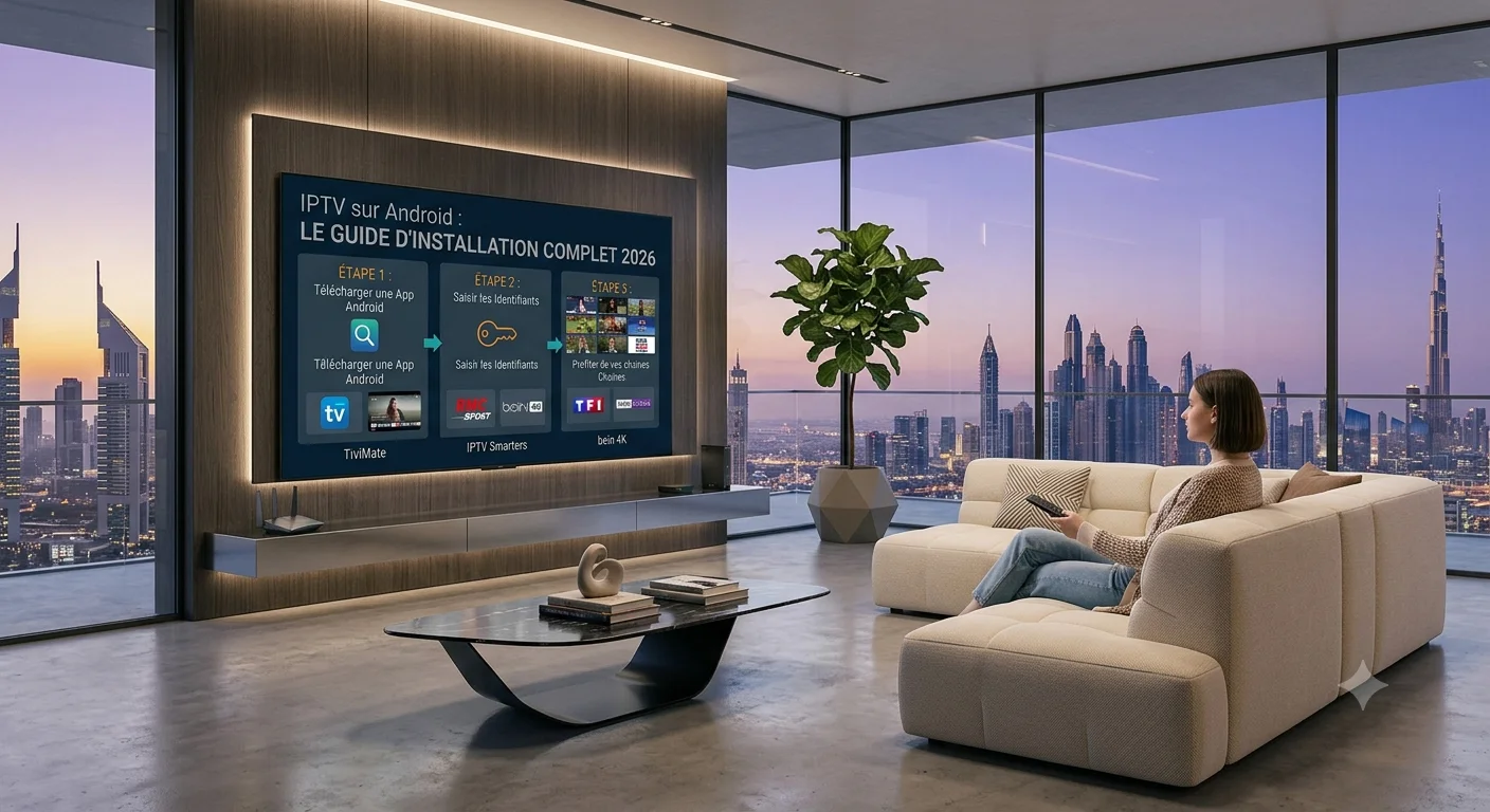IPTV Android — installer un abonnement IPTV en 4K sur Android TV, box ou smartphone