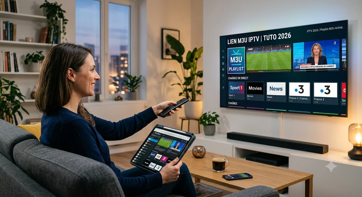 Lien M3U IPTV — comprendre et utiliser un fichier M3U dans une application IPTV